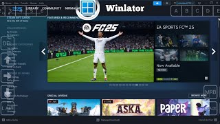 Winlator  Use Your Steam Games Library in Winlator  Guide [upl. by Aynekal]