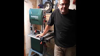 Metabo Bandsäge BAS 318 Unboxing [upl. by Nelrah]