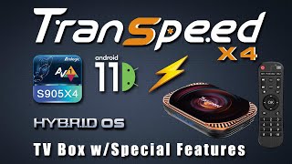 Transpeed X4 Android TV Box Review [upl. by Udall]