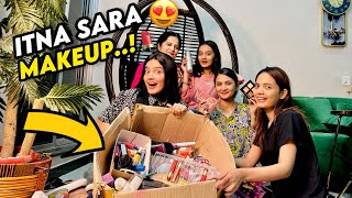 BEHNO KA SARY MAKEUP PY QABZA 😱  Fatima Ki Emotional Speech 😂  Fans K Lea Giveaway 🥰 [upl. by Llehcam511]