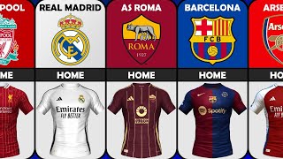 Leaked Jersey EUROPEAN CLUBS 20242025 [upl. by Attenej]