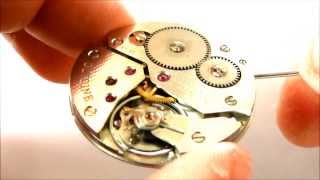 ETA UNITAS 6497 1 SWISS MADE MECHANICAL WATCH MOVEMENT SIMILAR TO 6498 [upl. by Uttasta]