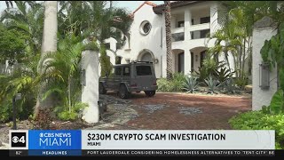 FBI swarms Miami luxury home in raid connected to 230 million crypto scam [upl. by Leavy963]