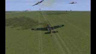 Me109 vs B17 [upl. by Lain]