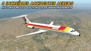 5 ACCIDENTES AEREOS que no te dejarán indiferente  IBERIA SPANTAX AUSTRAL AVIANCA [upl. by Arv520]