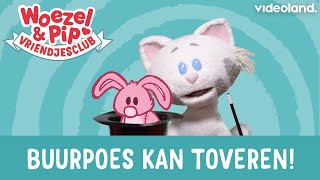 Woezel amp Pip Vriendjesclub  Buurpoes tovert letters konijn uit de hoed✨🎩 [upl. by Yvel231]