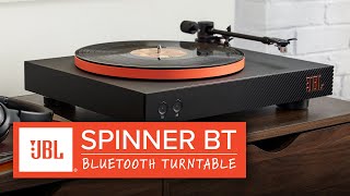 JBL Spinner BT Turntable w Bluetooth aptX HD  BEST BEGINNER VINYL RECORD PLAYER 🤔 [upl. by Ahsaten819]