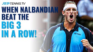 When David Nalbandian Beat the Big 3 ALL IN A ROW at Madrid 2007 [upl. by Ayirp]