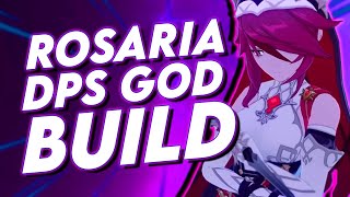 HIGHEST DPS Genshin Impact Rosaria Build Guide  Genshin Impact Rosaria Guide Patch 14 [upl. by Rashidi308]