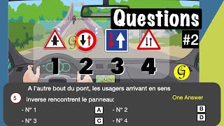 Code De La Route  Faites Le Test 2  10 Questions  English [upl. by Etnohc]