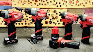 Milwaukee Fuel M12 Gen  3 Hammer drill amp impact driver Review and Comparison M12 Gen  2 [upl. by Ahsienek]