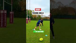 Rugby passing skills rugbydrills rugbycreative skills drill rugby rugbyunion rugbyskills [upl. by Herrington]