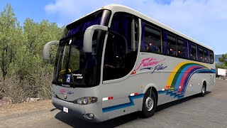 Mod Gratis ATSETS2 152 Autobús Futura Marcopolo G6 1200 Skins Mexicanas Huazamota  Huejuquilla [upl. by Yoreel]