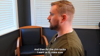 Chin Tuck Exercise [upl. by Ainegue]