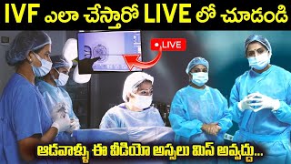 IVF ఎలా చేస్తారో LIVE లో చూడండి  IVF Step By Step Procedure  Dr Jyothi Fertility Expert  SumanTV [upl. by Haldeman]