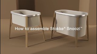 How to assemble Stokke® Snoozi™ [upl. by Aicatsan]