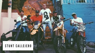 Stunt callejero en Cali Yamaha XT 660 Suzuki RM 450 Motos fly pasión [upl. by Kovar]