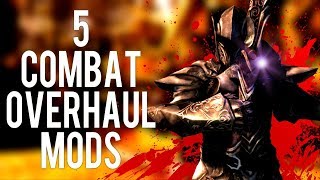 Skyrim Special Edition ▶️5 PLAYSTATION 4 COMBAT OVERHAUL MODS◀️ 1 [upl. by Adranoel]