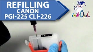 How to Use Refillable Cartridges for CANON PGI225 and CLI226 [upl. by Ailsun]