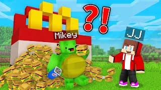 JJ Found a FAT Mikey in McDonalds in Minecraft  Maizen [upl. by Amelia]