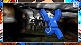 SLENDERMAN IS CHASING ME IN AREA 51 ROBLOX [upl. by Oiluj677]