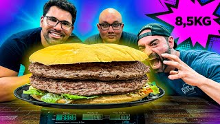 85KG O MAIOR BURGER de SP  Feat Fontoura Inimigodorodizio [upl. by Sharon]