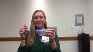 How to Use MDI Inhaler with Spacer [upl. by Annoyi]