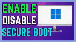 How To Enable Disable Secure Boot in Windows 11  Simple Guide [upl. by Hoyt]