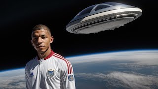 Teenage Kylian Mbappé in the city of alienscreated by AI [upl. by Sethi]