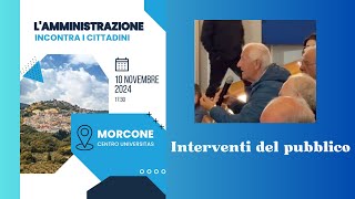 Lamministrazione incontra i cittadini interventi dal pubblico 1 di 4 [upl. by Ernie]