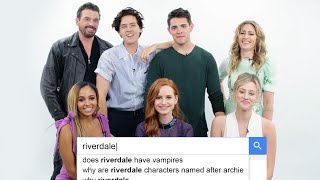 Riverdale Cast Answers the Webs Most Searched Questions  WIRED [upl. by Ainafetse]