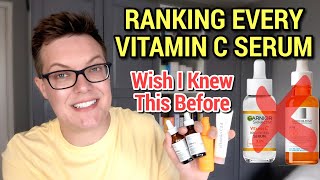 DO VITAMIN C SERUMS REALLY WORK  Ranking All My Vitamin C Skincare [upl. by Tyre]