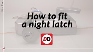 How to fit a night latch [upl. by Sandy]