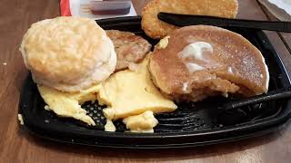 McDonalds Big Breakfastwith hotcakes [upl. by Fernand]