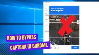 How to Bypass CAPTCHA Verification in Google Chrome [upl. by Anirehc]