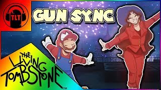 ♪ Jump Up Super Star ♪  Overwatch Gun Sync Remix The Living Tombstone RemixSuper Mario Odyssey [upl. by Ynaffital]