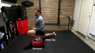 ATG Split Squat  Elevated Heel Up Level 2 [upl. by Elihu]