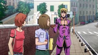 JoJos Bizzare Adventures Part 5  Golden Wind  Intro  Giorno Giovannas Pickpocketing Adventures [upl. by Rebm]