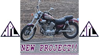 Yamaha Virago 535  Carb Float Valve  Part 1 [upl. by Aek]