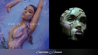 God is a woman x Tears In The Club Mashup Visualizer  Ariana Grande vs FKA twigs [upl. by Merilyn]