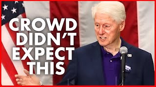 Muslim Crowd GOES SILENT as Bill Clinton reveals the WHOLE Truth about Israel “Palestine” [upl. by Dnalon]