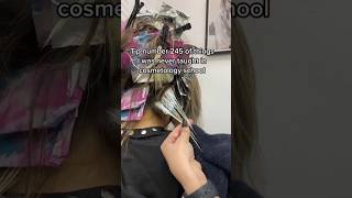 Cosmetology school hair tips for beginner stylists haireducation hairtips cosmetologystudent [upl. by Arakahs882]