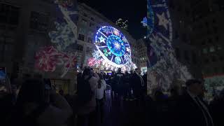 Saks Fifth Avenue Holiday Display unveiling Diors Carousel of Dreams shorts [upl. by Tobie]