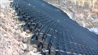 Geo Web Slope Stabilization Project [upl. by Reiner]