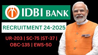 WEST BENGAL BANK RECRUITMENT 2024  IDBI BANK RECRUITMENT [upl. by Xonk]