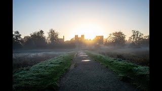 Cold n Crisp Cowdray Ruins autumn sunrise style [upl. by Wheelwright390]