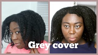 Dyeing my Grey Hair Black with Beautiful Collection Advanced Grey [upl. by Ellirehs]