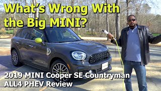 2019 MINI Cooper SE Countryman ALL4 PHEV Review  We Test the Big MINI [upl. by Adnilrev]