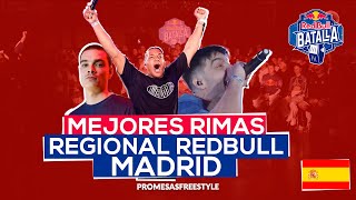 LAS MEJORES RIMAS DE LA REGIONAL DE MADRID 2024  Red Bull Batalla España 🇪🇸 [upl. by Cynera]