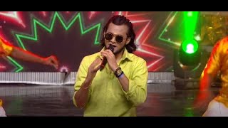 Super SInger 8 Pre Finals  Sridhar Sena Mass Performance Adaavadi Thookuthora [upl. by Zippel396]